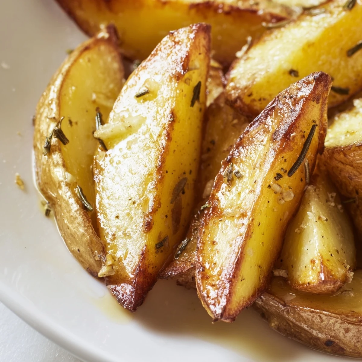 Fork-tender Lemon Potatoes with Fresh Rosemary roasted to crisp edges, infused with zesty lemon aroma.