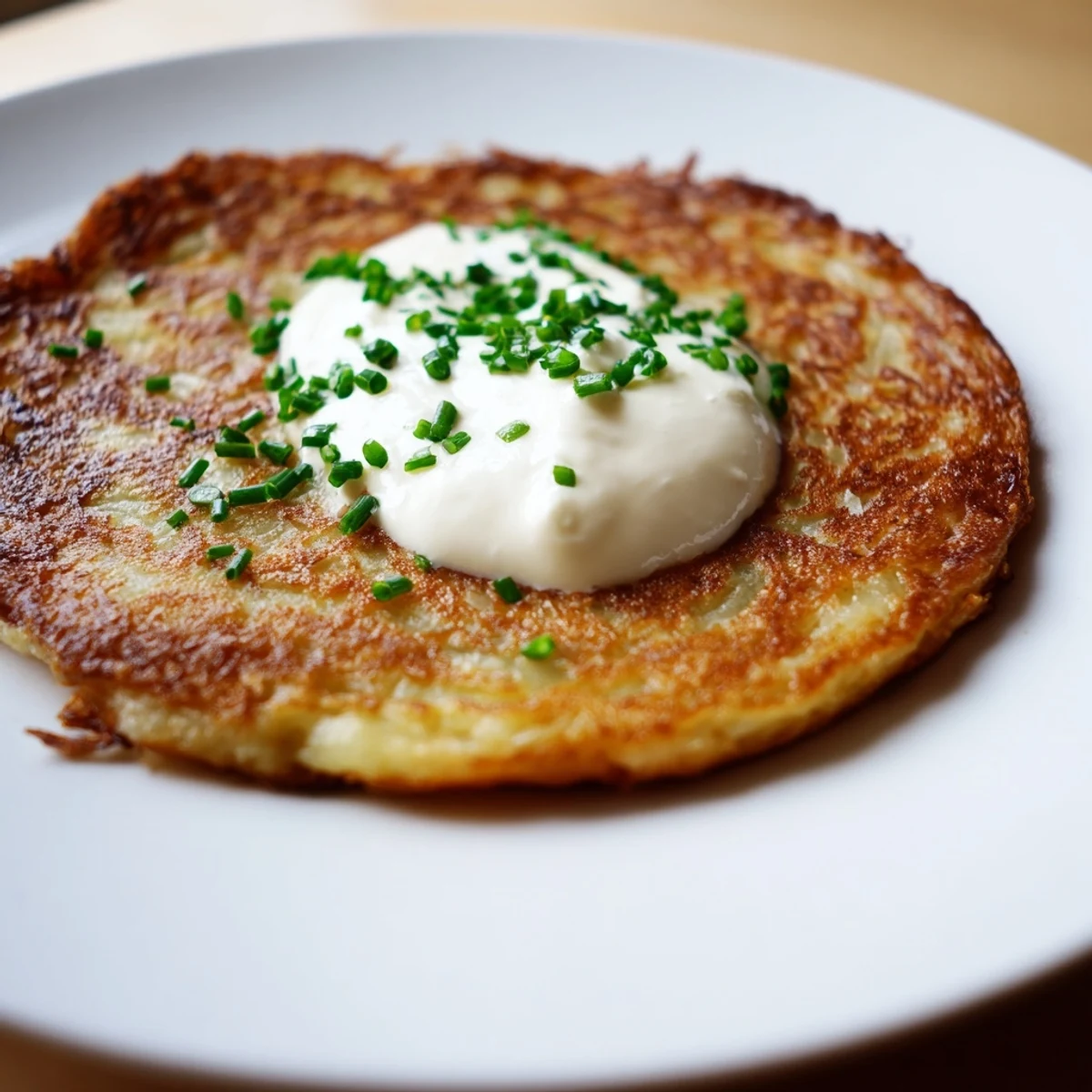 A close-up of Irish Boxty Potato Pancakes on a skillet, showing their crunchy edges and soft centers.