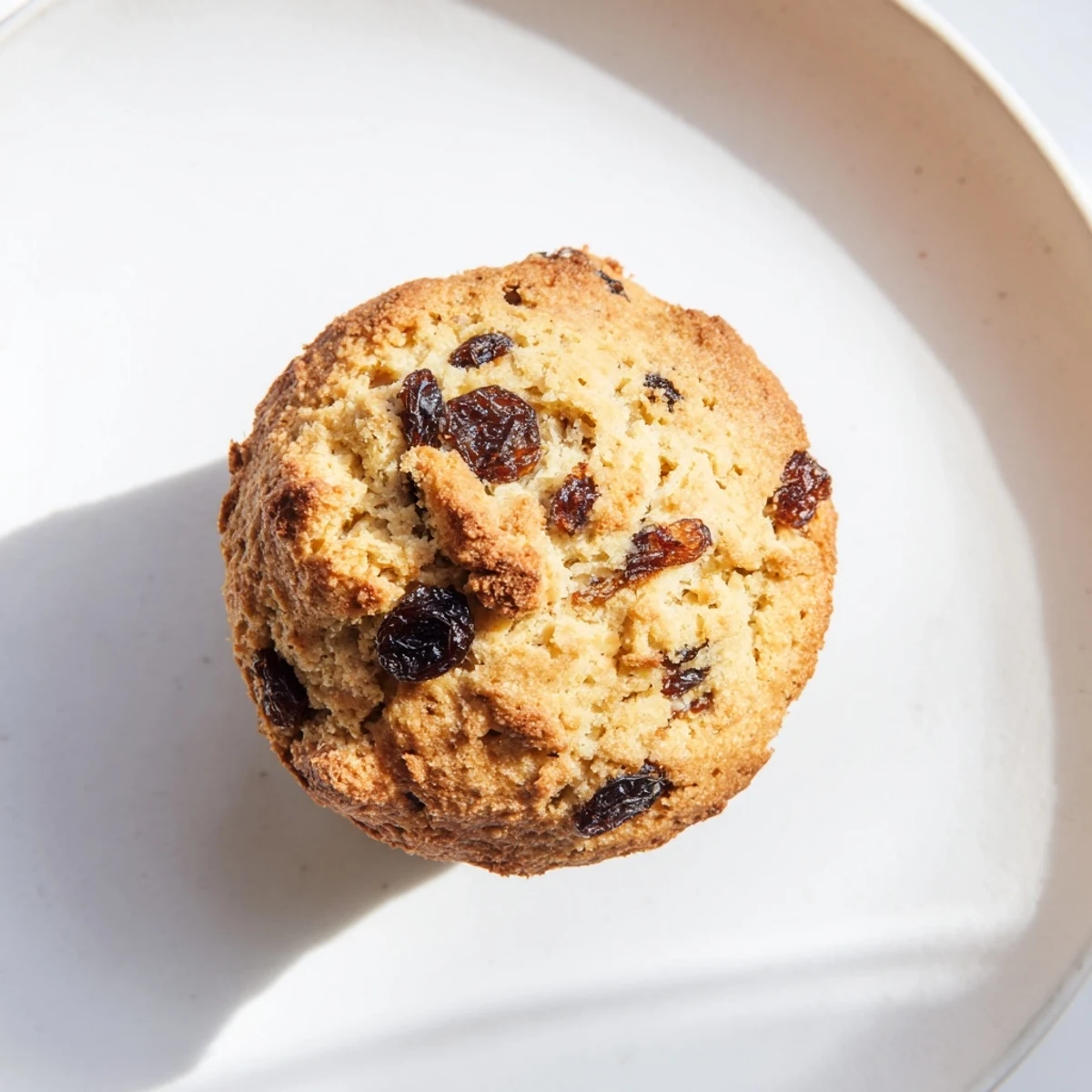 Freshly baked Irish Soda Bread Muffins with Currants rest on a cooling rack, showing a tender crumb and golden crust.  
