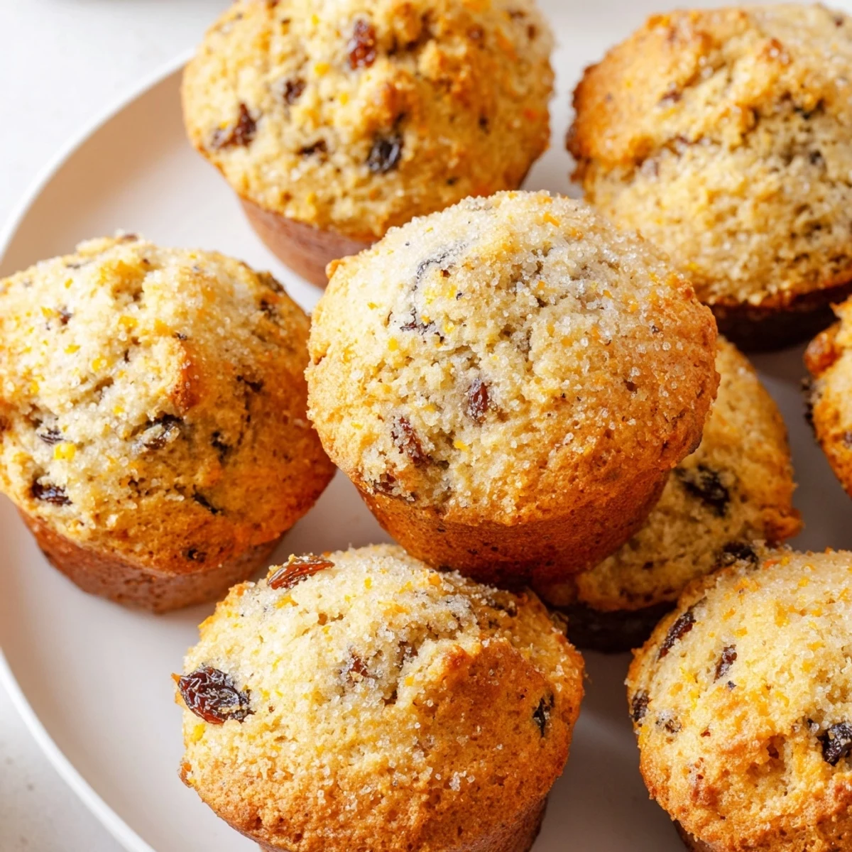 A basket filled with warm Irish Soda Bread Muffins with Golden Raisins, steaming slightly in the morning light, next to a pot of strawberry jam.