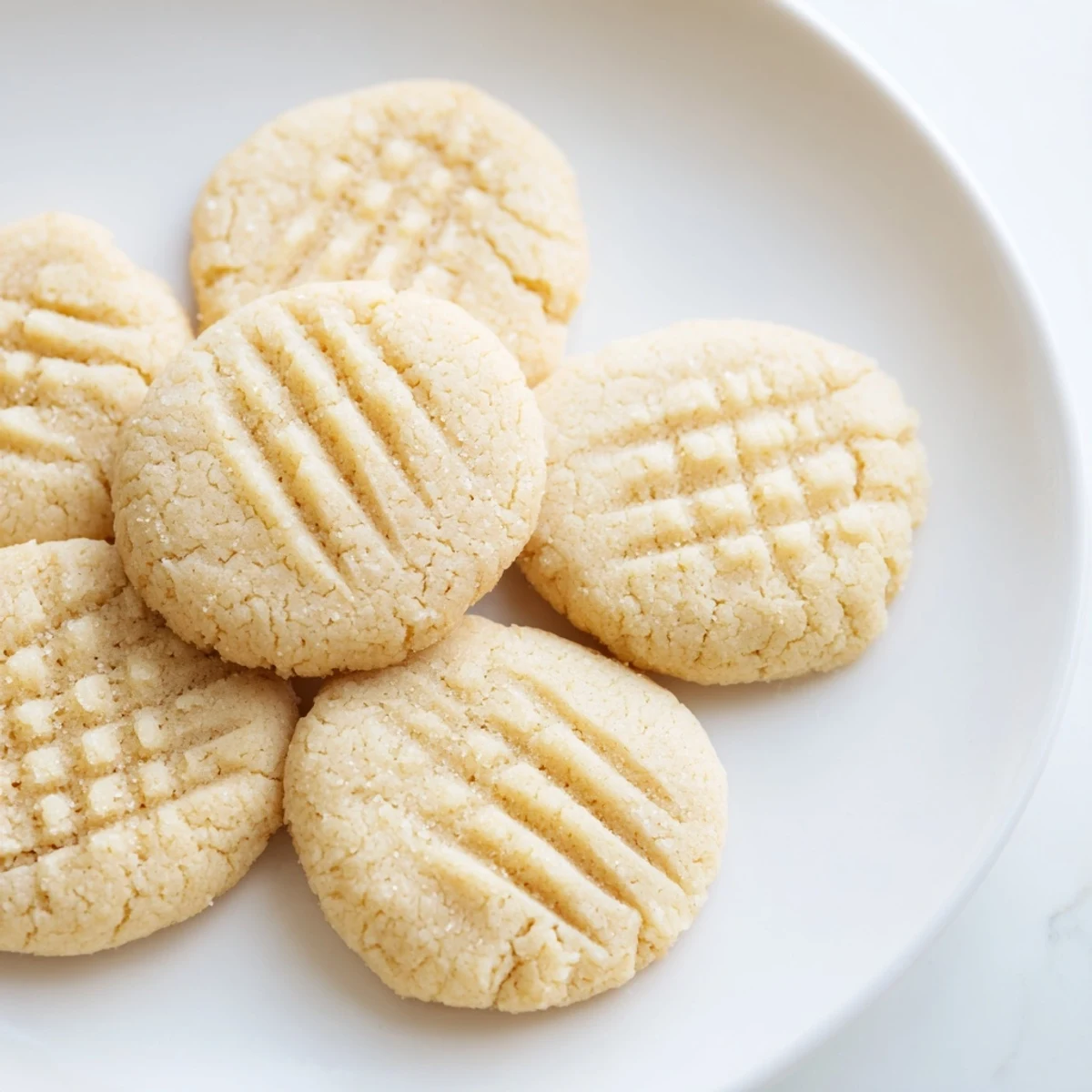 Freshly baked keto butter cookies showcase a tender crumb and rich buttery aroma, perfect for a gluten-free tea time treat.