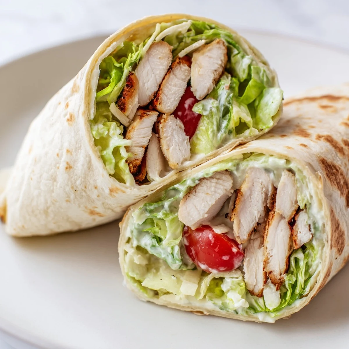 Chicken Caesar Wraps