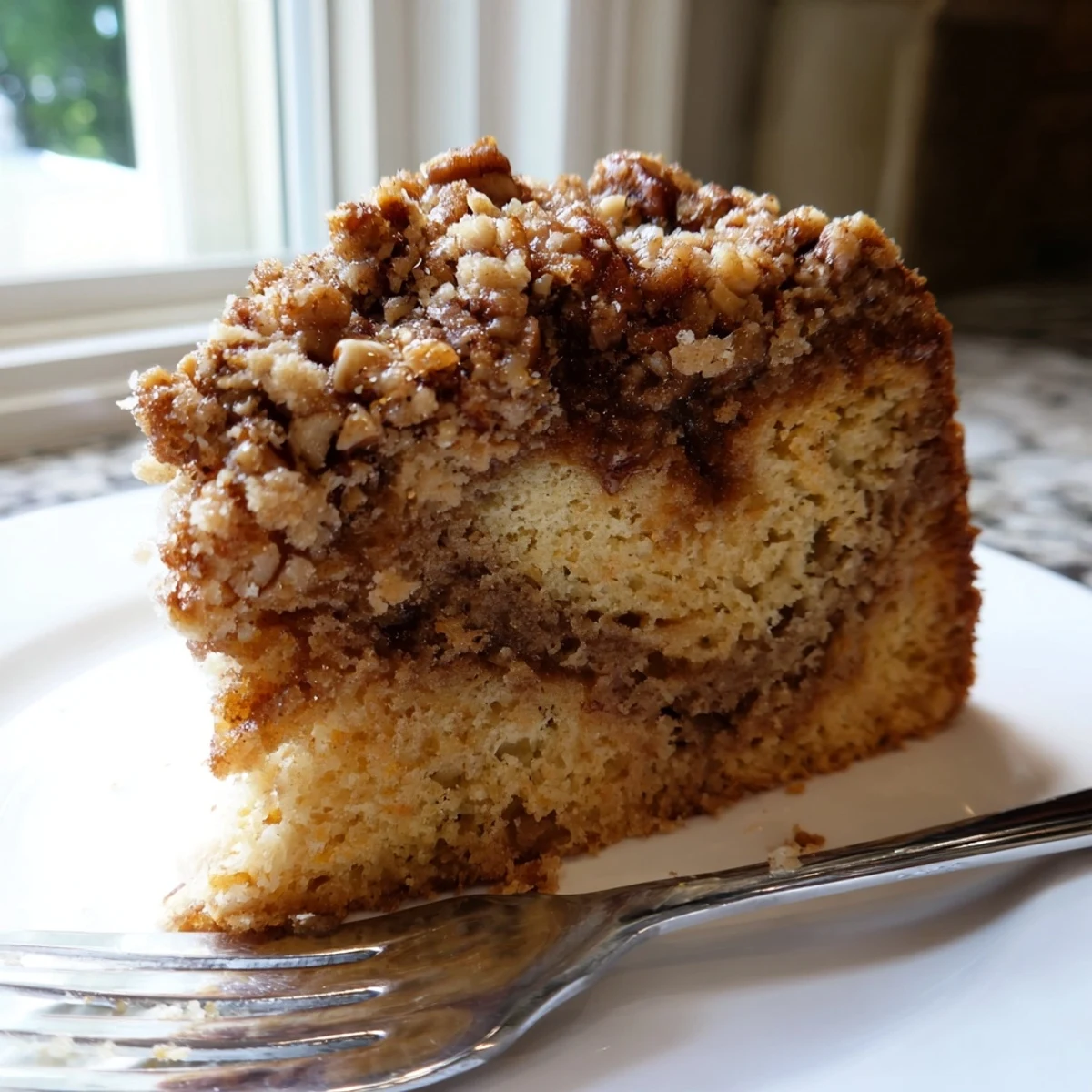 Cinnamon Pecan Crunch Cake