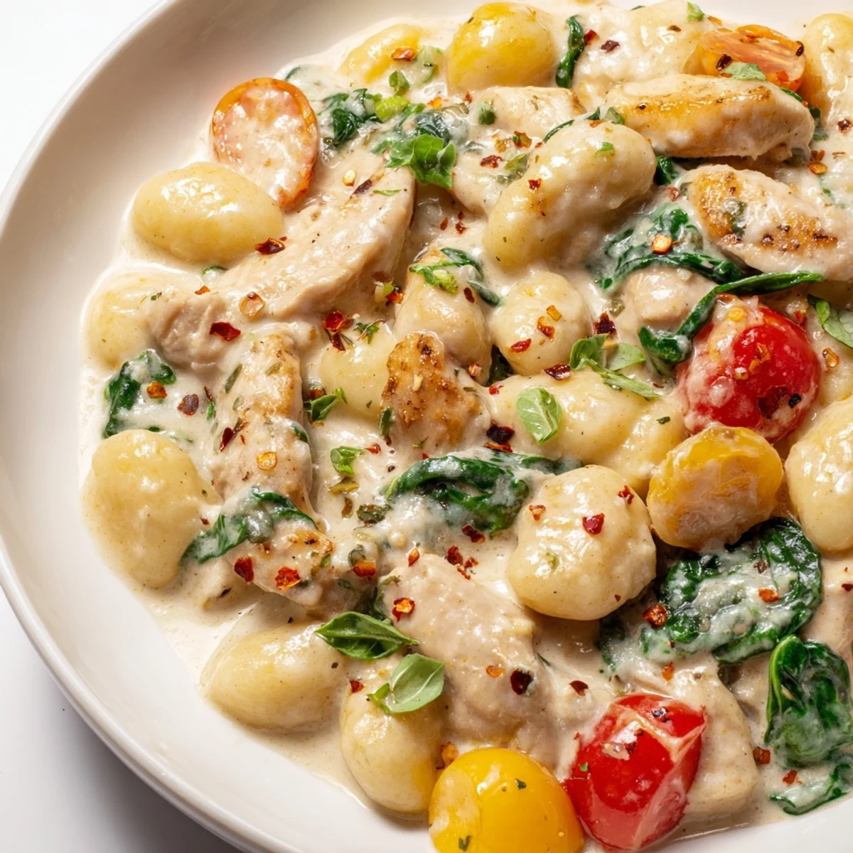 Creamy Herb Chicken Gnocchi