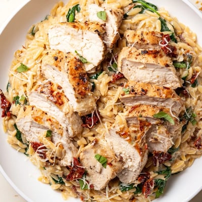 Marry Me Chicken Orzo